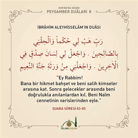 İslam ve İhsan on Twitter Hz İbrahim in a s duâsı islamveihsan