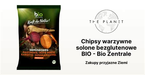 Chipsy Warzywne Solone Bezglutenowe BIO Bio Zentrale The Planet