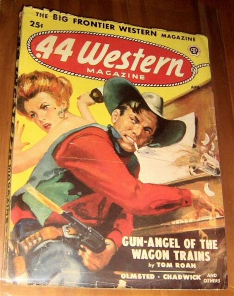 Vintage 44 Western Pulp Western Magazine April1950 A Popular