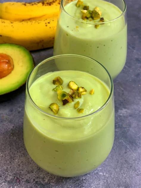 Avocado Banana Smoothie Indian Veggie Delight