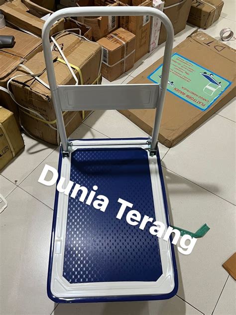 FREDER Hand Truck 150 Kg Dasar Plat Logam Troli Barang Lipat