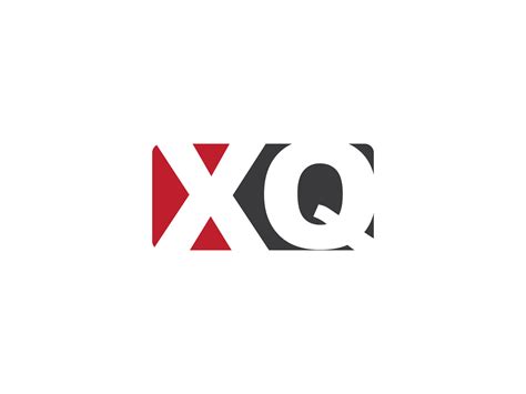 Monogram Square Xq Png Logo, Minimal Creative XQ Logo Letter Design ...
