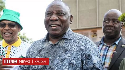 Cyril Ramaphosa LANC soutient le président sud africain sur un