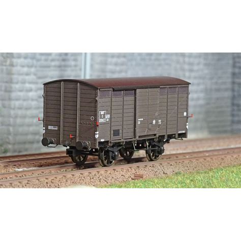 Wagon Primeur Type Ex T Plm Ree Modeles Wb Brun Sncf