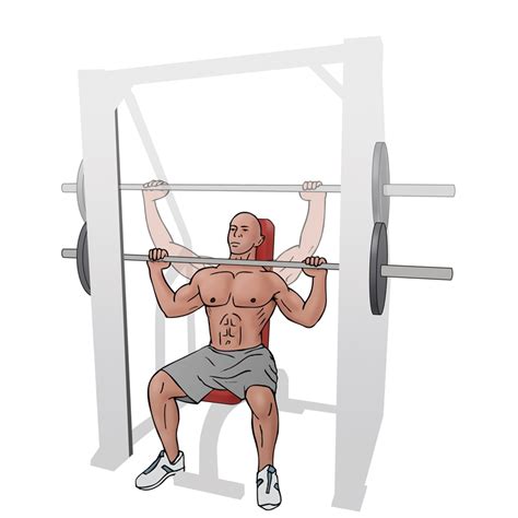 How To Perform Smith Machine Shoulder Press Focused On Fit