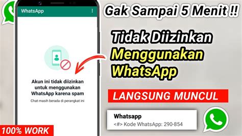 Cara Mengatasi Akun Ini Tidak Diizinkan Menggunakan Whatsapp Karena