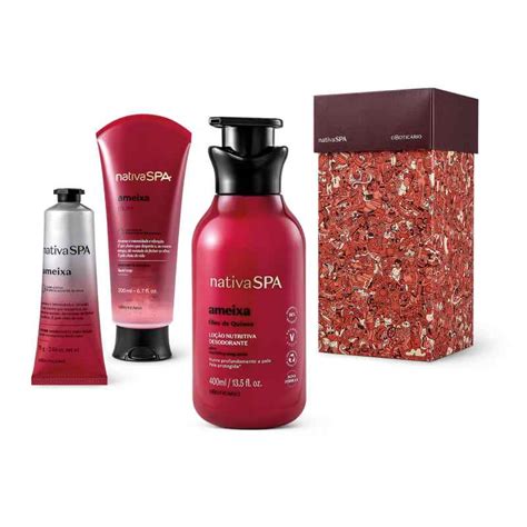 Kit Presente Natal Nativa Spa Ameixa Itens Shopee Brasil