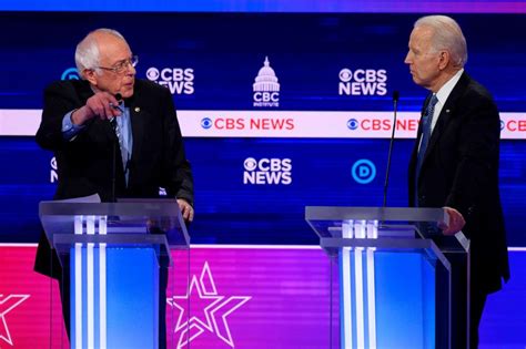 Biden Sanders To Face Off In First One On One Debate Of Democratic