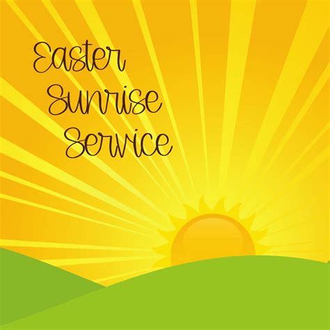 Easter Sunrise Service In Person Only The United Methodist Church