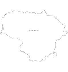 Lithuania, Map & Outline Vector Images (45)