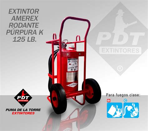 Extintor Amerex Rodante P Rpura K Lb Extintores Pdt