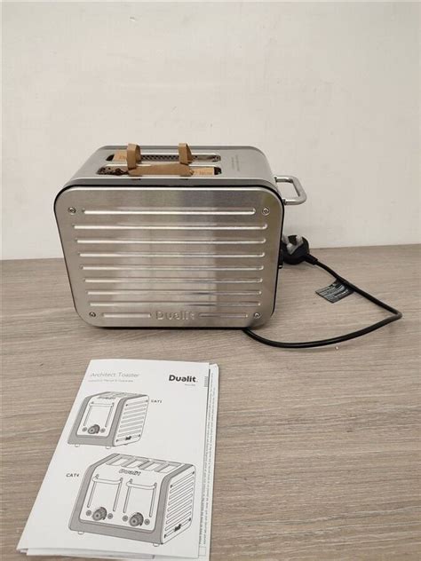 Dualit Architect 26505 Toaster 2 Slice Brushed Steel Id7010061626