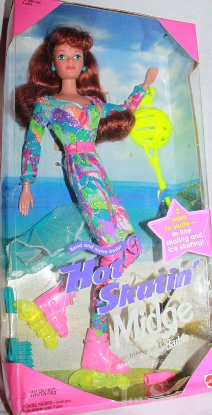 Barbie Hot Skatin Winter Sport Midge Toy Sisters