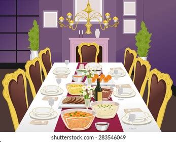 Dining Room Clipart Royalty-Free Images, Stock Photos & Pictures ...