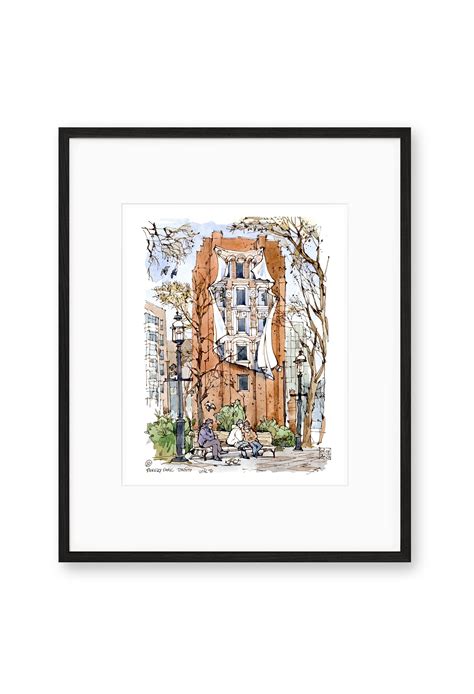 Iconic Flatiron Mural Toronto Poster