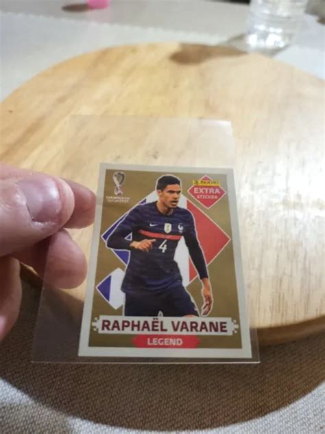 PANINI EXTRA STICKER Fifa World Cup Qatar 2022 Raphaël Varane Legend