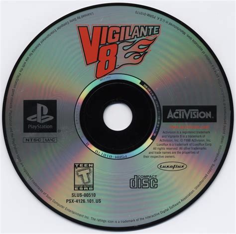 Vigilante 8 (1998) PlayStation box cover art - MobyGames