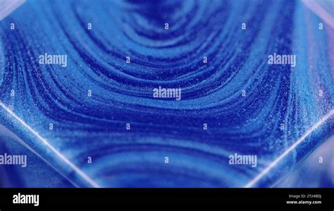 Shimmering Ink Background Blue Fluid Wave Edge Stock Photo Alamy