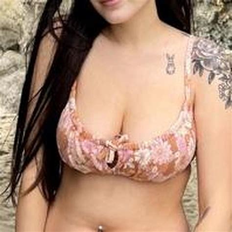 Target Beige Pink Orange And Brown Bikini Top Only Depop