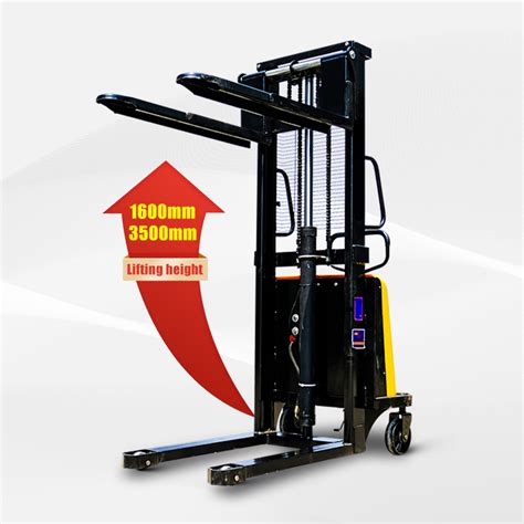 2 Ton Fully Powered Electric Forklift Stacker Reach Powered Pallet