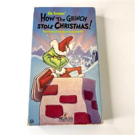 How The Grinch Stole Christmas Vhs Mgm Cult Classic Cartoon