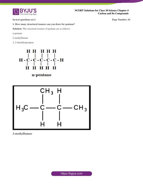 Ncert Solutions For Class 10 Science Chapter 4 Carbon And Its Compounds