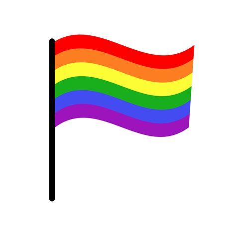 Vector Gay LGBT Rights Rainbow Flag By Microvector TheHungryJPEG