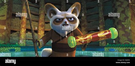 KUNG FU PANDA DUSTIN HOFFMAN voices Master Shifu, holding the legendary ...