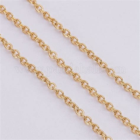 Wholesale Ion Plating IP 304 Stainless Steel Cable Chains Pandahall