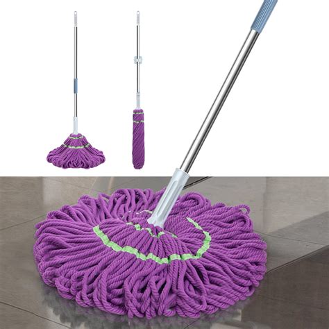 Self Wringing Twist Mop For Floor Cleaning Microfiber Mop With Wringer