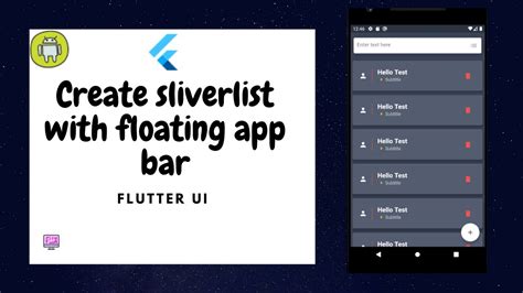 How To Create List With Sliverlist And Sliverappbar Flutter Tutorial