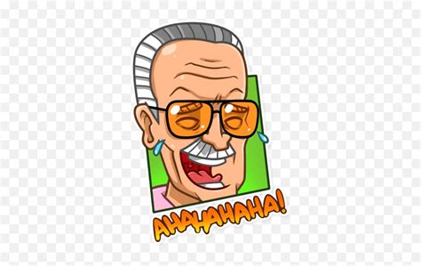 Stan Stickers Set For Telegram Stan Lee Sticker Pngstan Lee Png