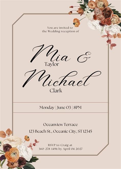 canva font combinations  wedding invitations
