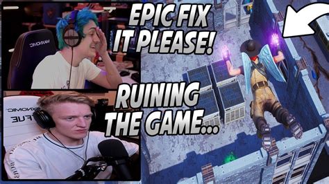 Ninja Tfue Are ANGRY About The Newest Glitch In Fortnite RUINING All