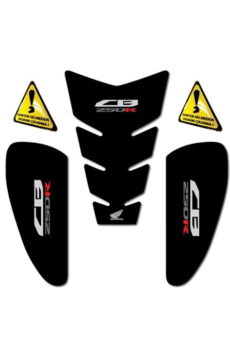 Redline Grafik Cb250r Black Edition Tank Pad Yan Pad Seti Fiyatı