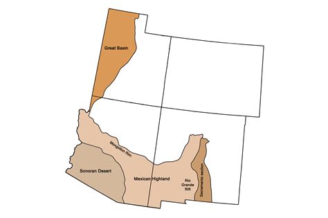 Topography Of The Basin And Range — Earthhome