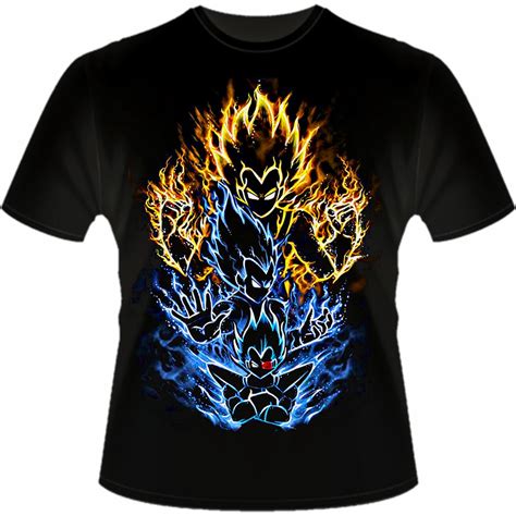 Camisa Vegeta Evolução Dbz Camiseta Shopee Brasil