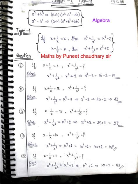 Algebra Notes by Puneet Sir | PDF | Deductive Reasoning | Teaching ...