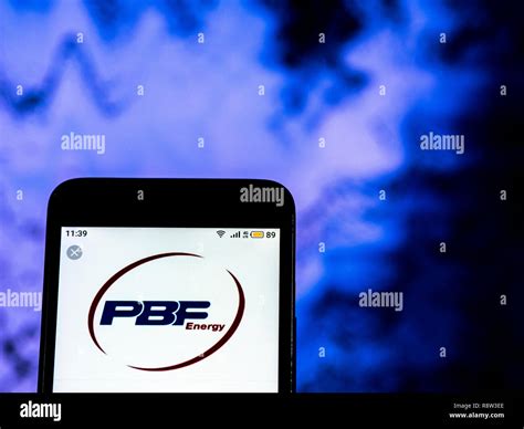 Pbf Energy Petroleum Refining Company Logo Seen Displayed On Smart