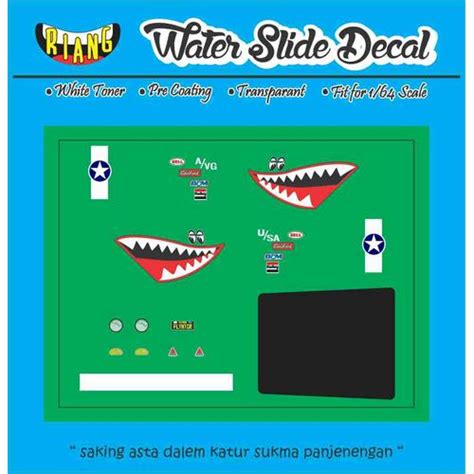 Jual Decal Waterslide Hot Wheels Gasser Flying Tiger Kota Denpasar Ccnk Garage Tokopedia
