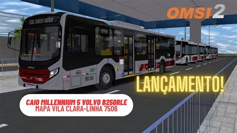 LIVEOMSI 2 LANÇAMENTO Caio Millennium 5 Volvo B250RLE MAPA VILA