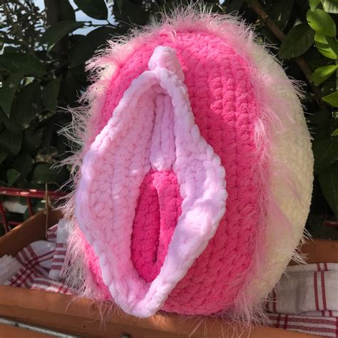 Crochet Vulva Adult Feminist Gift Crochet Pussy Christmas Gift Plush