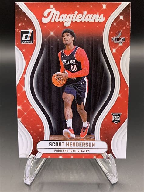 2023 Panini Donruss 2 Scoot Henderson Magicians Portland Trail Blazers