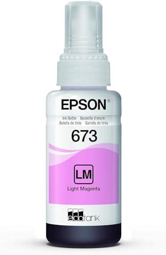 Epson Botella De Tinta Color Magenta Claro T Para Impresoras L