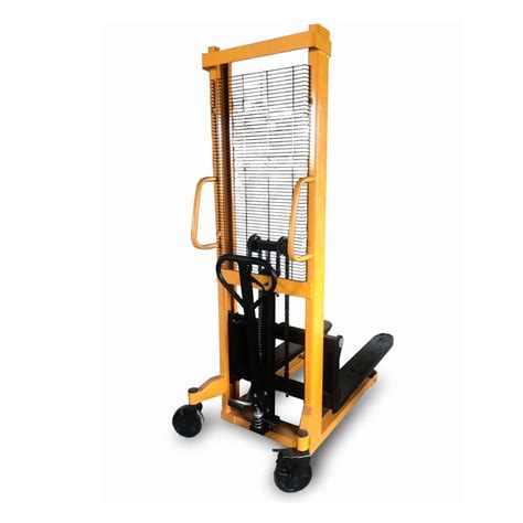 Kg Kad Hand Operated Manual Hydraulic Stacker Forklift