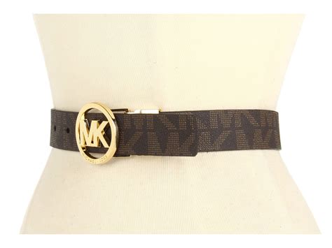 Michael michael kors michael kors 32mm reversible buckle logo to logo ...