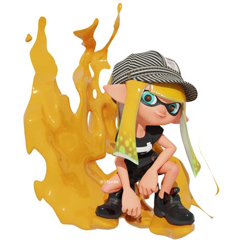 Splatoon 3 Inkling Girl Render By 14junes On Deviantart