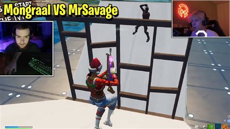 Mongraal Vs Mrsavage 1v1 Buildfights Youtube