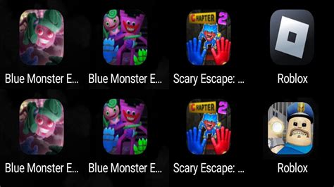 Blue Monster Escape Chapter Huggy Escary Playtime Scary Escape