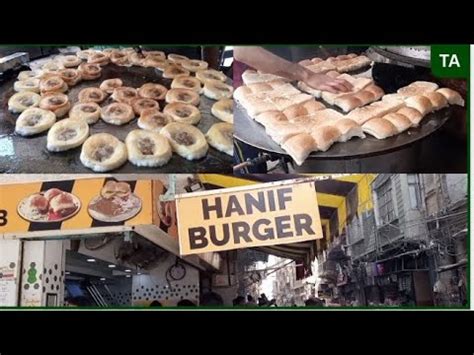 Best Bun Kabab In Karachi L Hanif Bun Kabab Pakistan Chowk L Street